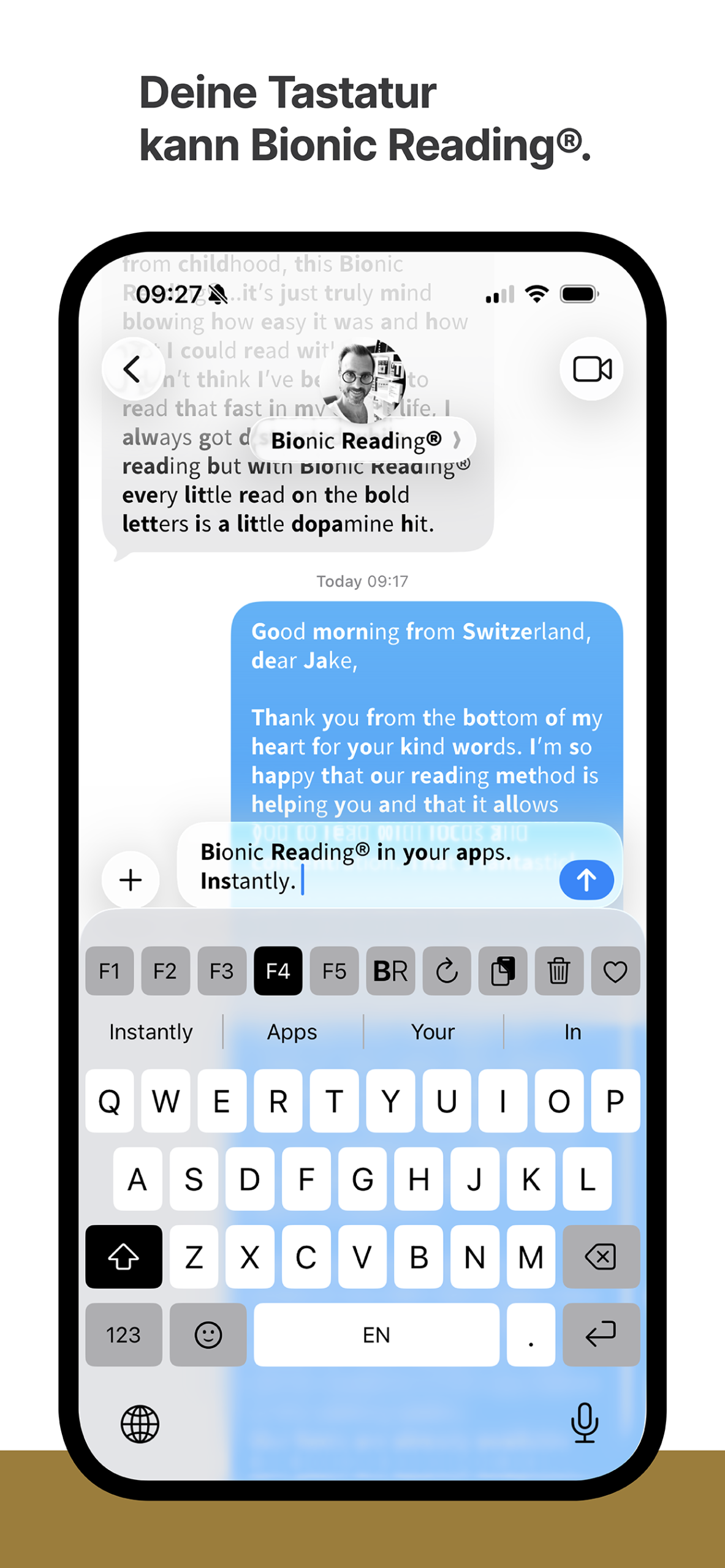 Bionic Reading® Font Keyboard.